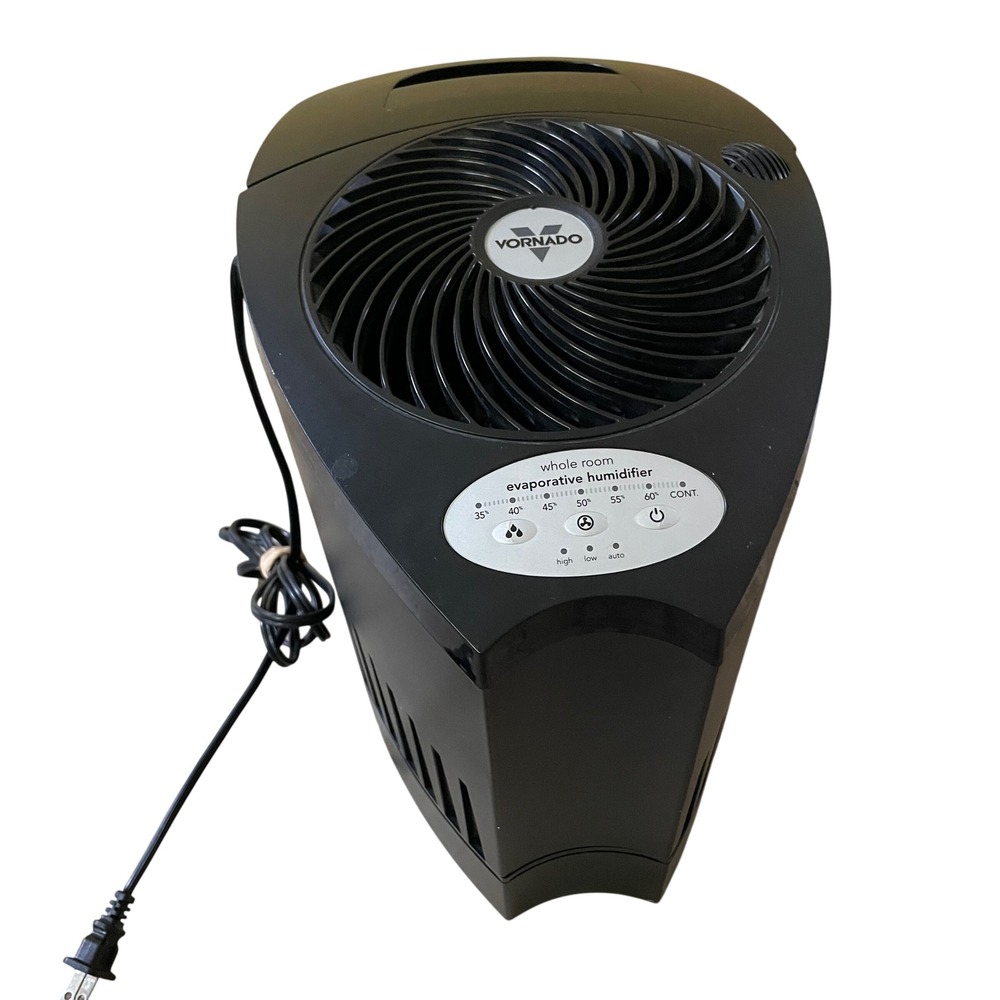 Vornado EVAP3 Whole Room Evaporative Humidifier Black Blue 1.5 Gallon 45W